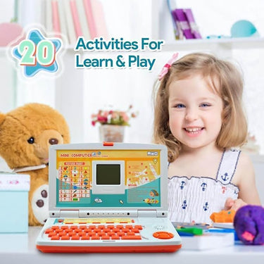 20 Activities Kids English Learning Computer - Orange